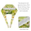 2-Pc,Bouffant Nurse Hats,Scrub Cap Adjustable Scrub Hats with Sweatband,White Daisies Flowers Field view 4
