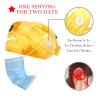 2-Pc,Bouffant Nurse Hats,Scrub Cap Adjustable Scrub Hats with Sweatband,Bee and Sunflower view 2