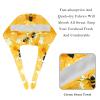 2-Pc,Bouffant Nurse Hats,Scrub Cap Adjustable Scrub Hats with Sweatband,Bee and Sunflower view 4