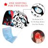 2-Pc,Bouffant Nurse Hats,Scrub Cap Adjustable Scrub Hats with Sweatband,Colorful Animal Leopard Pattern view 2