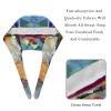 2-Pc,Bouffant Nurse Hats,Scrub Cap Adjustable Scrub Hats with Sweatband,Watercolor Branch Abstract Bird view 4