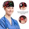 Nursing Hats,Working Cap with Buttons and Cotton Sweatband,Vintage Animal Chinese Dragon view 3