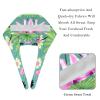2-Pc,Bouffant Nurse Hats,Scrub Cap Adjustable Scrub Hats with Sweatband,Cartoon Dragonfly Flower Frog view 4