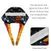 2-Pc,Bouffant Nurse Hats,Scrub Cap Adjustable Scrub Hats with Sweatband,American and German Flags view 4