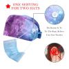 2-Pc,Bouffant Nurse Hats,Scrub Cap Adjustable Scrub Hats with Sweatband,Watercolor Painting view 2