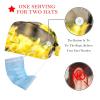 2-Pc,Bouffant Nurse Hats,Scrub Cap Adjustable Scrub Hats with Sweatband,Border Collie Dog Outdoors view 2