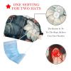 2-Pc,Bouffant Nurse Hats,Scrub Cap Adjustable Scrub Hats with Sweatband,Flamingo and Tropical Plants view 2