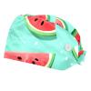 2-Pc,Bouffant Nurse Hats,Scrub Cap Adjustable Scrub Hats with Sweatband,Watermelon Fruit Polka Dots view 1
