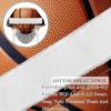 2-Pc,Gourd-Shaped Working Cap,Fisherman Hat with Buttons and Cotton Sweatband,3D Pattern Basketball Wall view 2