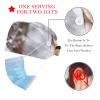 2-Pc,Bouffant Nurse Hats,Scrub Cap Adjustable Scrub Hats with Sweatband,Wild Animal Wolf Snow view 2