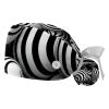 2-Pc,Gourd-Shaped Working Cap,Fisherman Hat with Buttons and Cotton Sweatband,3D Ball Black White Stripes view 1
