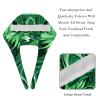 2-Pc,Bouffant Nurse Hats,Scrub Cap Adjustable Scrub Hats with Sweatband,Tropical Palm Leaves Green Bright view 4