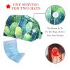 2-Pc,Bouffant Nurse Hats,Scrub Cap Adjustable Scrub Hats with Sweatband,Cacti Watercolor Cactus view 2