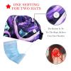 2-Pc,Bouffant Nurse Hats,Scrub Cap Adjustable Scrub Hats with Sweatband,Fish Ocean Devilfish view 2