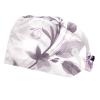 2-Pc,Bouffant Nurse Hats,Scrub Cap Adjustable Scrub Hats with Sweatband,Purple Flower Simple Floral view 1