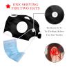 2-Pc,Bouffant Nurse Hats,Scrub Cap Adjustable Scrub Hats with Sweatband,Classic Polka Dot view 2