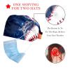 2-Pc,Bouffant Nurse Hats,Scrub Cap Adjustable Scrub Hats with Sweatband,Baseball Flame Sports Water view 2