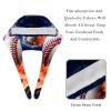 2-Pc,Bouffant Nurse Hats,Scrub Cap Adjustable Scrub Hats with Sweatband,Baseball Flame Sports Water view 4