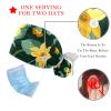 2-Pc,Gourd-Shaped Working Cap,Fisherman Hat with Buttons and Cotton Sweatband,Bright Floral Yellow Flower view 3