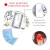 2-Pc,Bouffant Nurse Hats,Scrub Cap Adjustable Scrub Hats with Sweatband,Cartoon Bottle Leaf Plants view 2