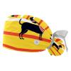 2-Pc,Bouffant Turban Hats,Tie Back Hat with Buttons,Fishing Hat,Bonjour French Dogs