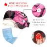 2-Pc,Bouffant Nurse Hats,Scrub Cap Adjustable Scrub Hats with Sweatband,Colorful Plant Flower Art Rose Pattern view 2