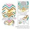 YTYVAGT 2-Pc,Gourd-Shaped Working Cap,Fisherman Hat with Buttons and Cotton Sweatband,Colorful Bright Stripes view 4
