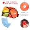2-Pc,Bouffant Nurse Hats,Scrub Cap Adjustable Scrub Hats with Sweatband,Bright Pattern Colorful Giraffe view 2