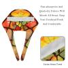 2-Pc,Bouffant Nurse Hats,Scrub Cap Adjustable Scrub Hats with Sweatband,Bright Pattern Colorful Giraffe view 4