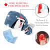 2-Pc,Gourd-Shaped Working Cap,Fisherman Hat with Buttons and Cotton Sweatband,Winter Snowflake Penguin view 3