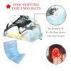 2-Pc,Bouffant Nurse Hats,Scrub Cap Adjustable Scrub Hats with Sweatband,Butterfly Bird Flower view 2