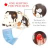 2-Pc,Bouffant Nurse Hats,Scrub Cap Adjustable Scrub Hats with Sweatband,Animal Texture view 2