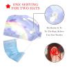 2-Pc,Bouffant Nurse Hats,Scrub Cap Adjustable Scrub Hats with Sweatband,Cloud Rainbow and Unicorn view 2
