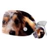 2-Pc,Gourd-Shaped Working Cap,Fisherman Hat with Buttons and Cotton Sweatband,Dog Animal Puppy Pattern view 1