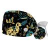 2-Pc,Gourd-Shaped Working Cap,Fisherman Hat with Buttons and Cotton Sweatband,Animal Skull Skull Owl view 1