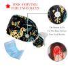 2-Pc,Gourd-Shaped Working Cap,Fisherman Hat with Buttons and Cotton Sweatband,Animal Skull Skull Owl view 3