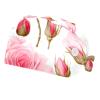 2-Pc,Bouffant Nurse Hats,Scrub Cap Adjustable Scrub Hats with Sweatband,Floral Pink Flower Rose view 1