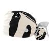 2-Pc,Gourd-Shaped Working Cap,Fisherman Hat with Buttons and Cotton Sweatband,Animal Cow Print view 1