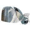 2-Pc,Gourd-Shaped Working Cap,Fisherman Hat with Buttons and Cotton Sweatband,Farm Animal White Horse view 1