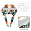 2-Pc,Bouffant Nurse Hats,Scrub Cap Adjustable Scrub Hats with Sweatband,Abstract People Face Geometry view 4
