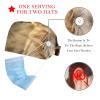 2-Pc,Bouffant Nurse Hats,Scrub Cap Adjustable Scrub Hats with Sweatband,Animal Lion Wild Life Cat view 2