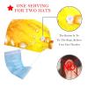 2-Pc,Bouffant Nurse Hats,Scrub Cap Adjustable Scrub Hats with Sweatband,Bubble Beer Texture view 2
