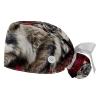 2-Pc,Gourd-Shaped Working Cap,Fisherman Hat with Buttons and Cotton Sweatband,Fox Leaves Forest view 1
