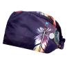 2-Pc,Bouffant Nurse Hats,Scrub Cap Adjustable Scrub Hats with Sweatband,Ethnic Style Feather Dream Catcher view 1
