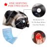 2-Pc,Bouffant Nurse Hats,Scrub Cap Adjustable Scrub Hats with Sweatband,Puppy Animal Dog Pattern view 2