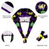 Scrub Hat,Working Head Cover with Buttons and Cotton Sweatband,Cartoon Halloween Elves view 4