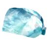 2-Pc,Bouffant Nurse Hats,Scrub Cap Adjustable Scrub Hats with Sweatband,Sea Scenery Ocean Wave view 1