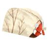 2-Pc,Bouffant Nurse Hats,Scrub Cap Adjustable Scrub Hats with Sweatband,Bear Wearing Red Scarf view 1
