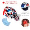 2-Pc Working Hat,Nursing Hat,Surgical Surgery Hats,British Flag Floral Bouffant Tie Back Hats view 4