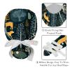 2-Pc,Gourd-Shaped Working Cap,Fisherman Hat with Buttons and Cotton Sweatband,Cartoon an Animal Tree view 4